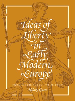 cover image of Ideas of Liberty in Early Modern Europe